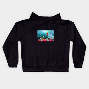 Sea Horse Stampede Kids Hoodie